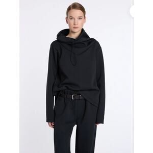 Lis Lareida Mica Scuba Top Sweatshirt in Black XS